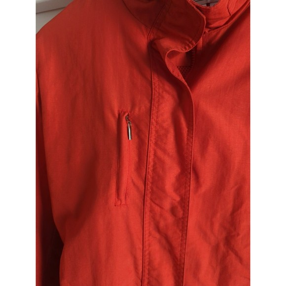 Coldwater Creek Women's Small Red Nylon Lightweight Windbreaker Jacket - Picture 3 of 10